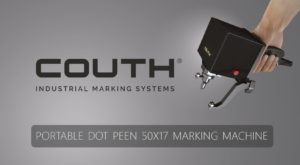 COUTH INTRODUCES THE REVOLUTION IN INDUSTRIAL MARKING MACHINES, THE NEW PORTABLE MARKING MACHINE, FASTEST AND SMALLEST ON THE MARKET.
