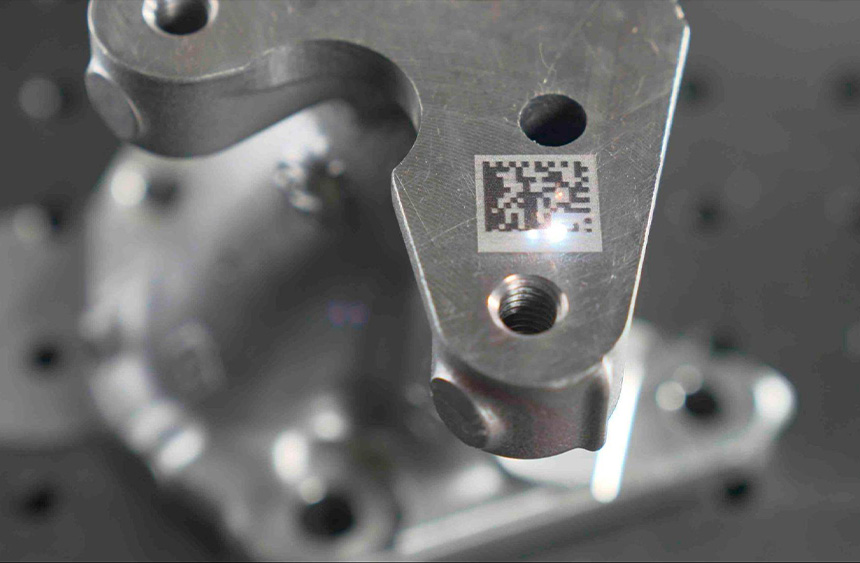 codigo qr metal