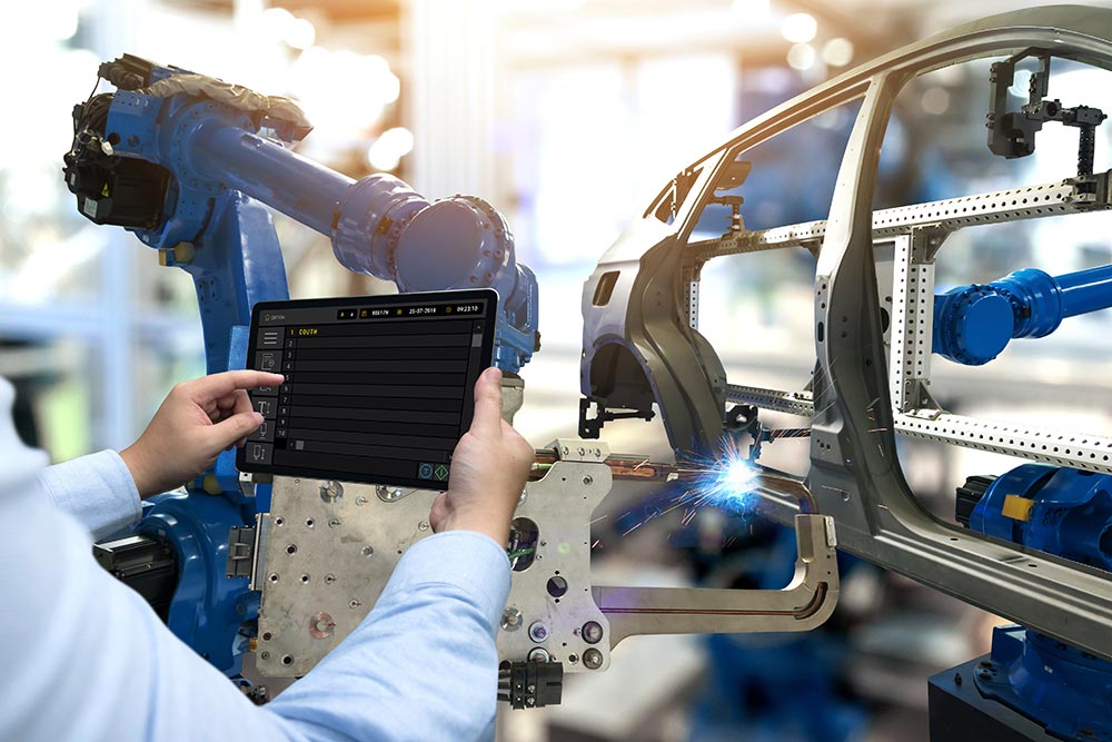 Laser Rückverfolgbarkei t bei Batterien für E Fahrzeuge